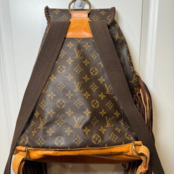 Vintage Boho Louis Vuitton Fringe Backpack - Picture 10 of 16
